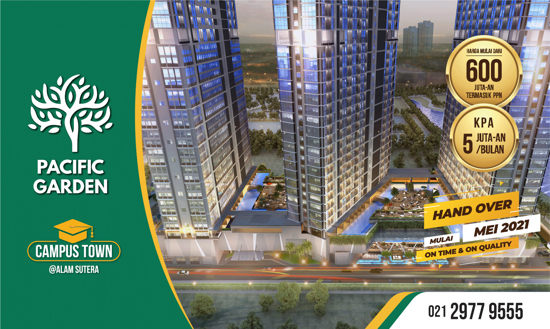 apartemen dekat Binus Alam Sutera