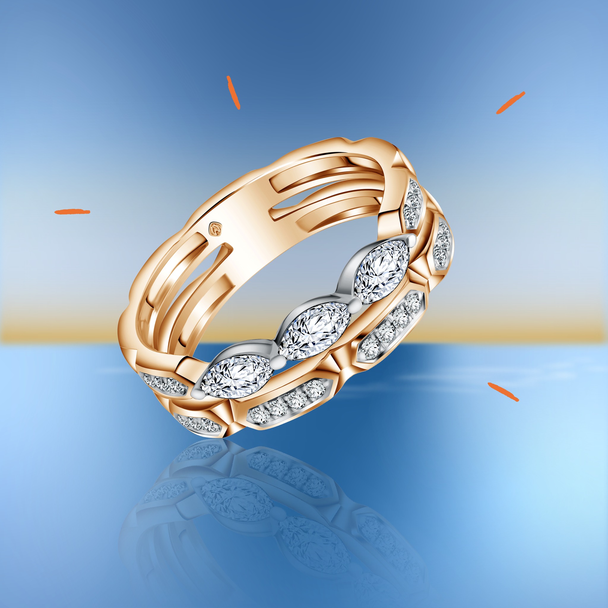 model cincin emas wanita terbaru